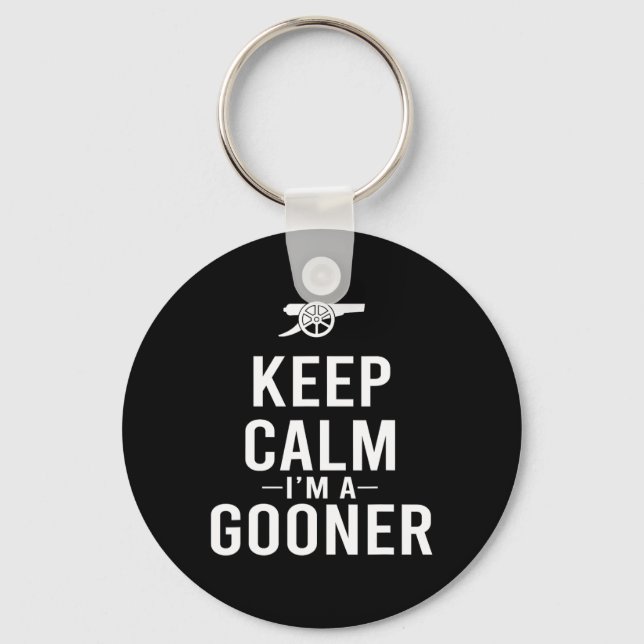 Keep Calm I'm A Gooner Tröja Nyckelring (Framsida)