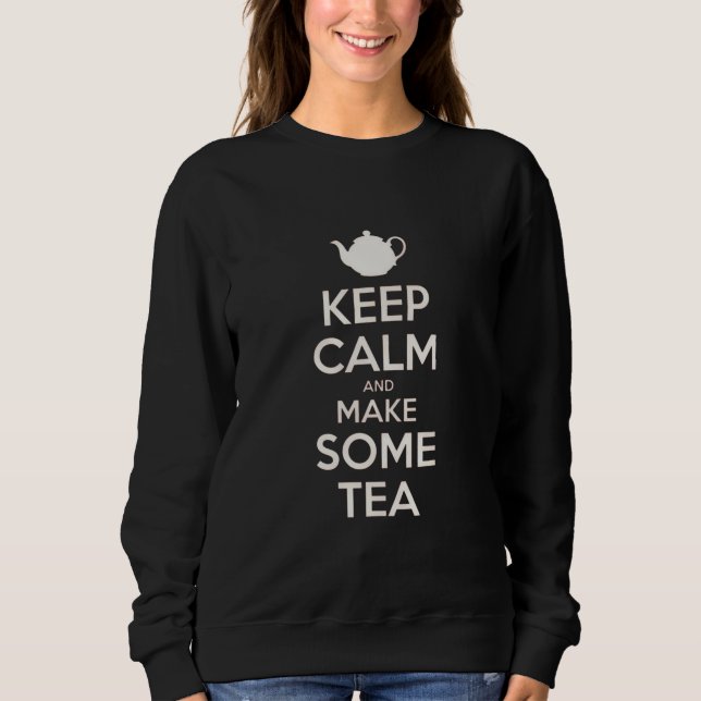 Keep  Calm - make tea    T Shirt (Framsida)
