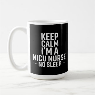 Keep Calm No Sleep – Fierce & Focused Kaffemugg