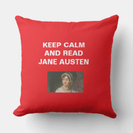Keep Calm, Read Jane Austen  Kudde