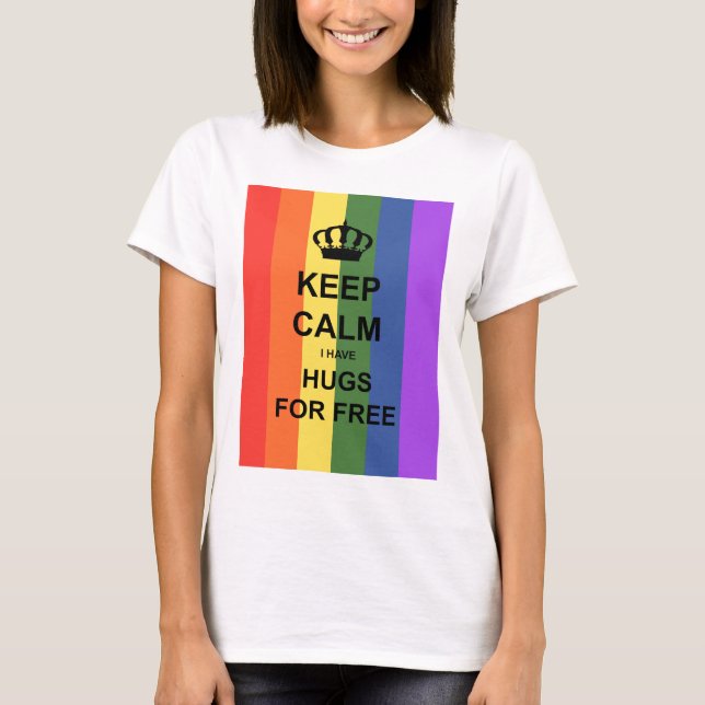 keep calm tee shirt (Framsida)