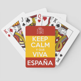 Keep Calm y que viva España Casinokort