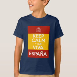 Keep Calm y que viva España T Shirt