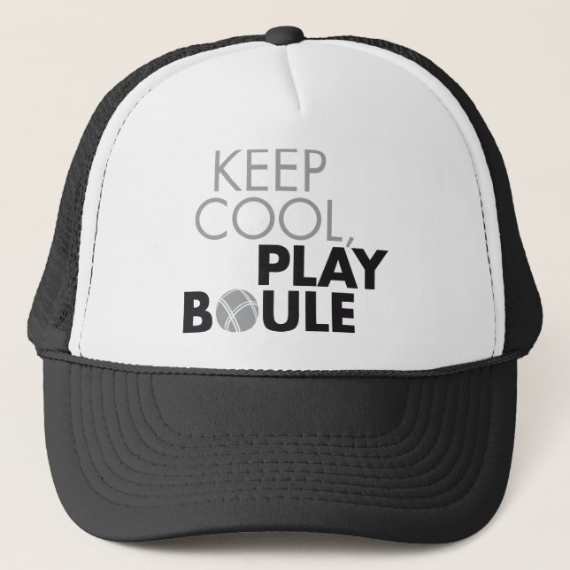 Keep cool, play boule keps (Framsida)