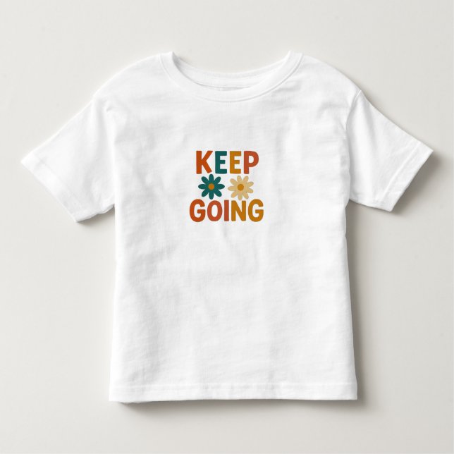 , keep going hat, motivational cap, floral basebal t shirt (Framsida)