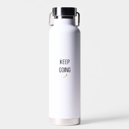 Keep Going Motiverande Fitnessvattenflaska