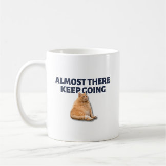 Keep going orange cat kaffemugg