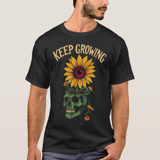 KEEP GROWING T SHIRT (Framsida)