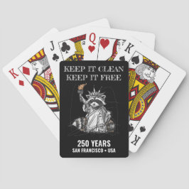 Keep It Clean, Keep It Free • 250 Years Casinokort