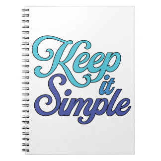 Keep It Simple Notebook (Blue) Anteckningsbok