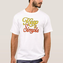 Keep It Simple T-Shirt (Yellow)