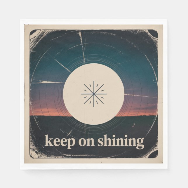 Keep On Shining Pappersservett (Framsidan)