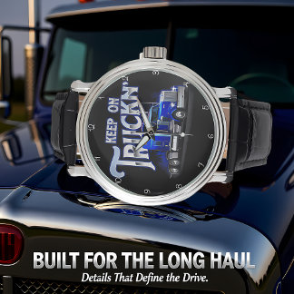 Keep On Truckin' Blue Rig Armbandsur