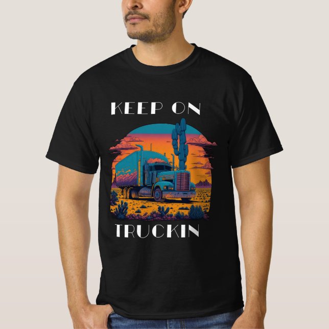 Keep On Truckin' T-Shirt (Framsida)