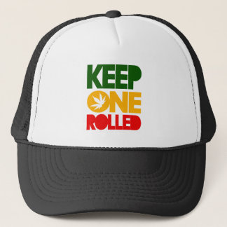 Keep one rolled - Herb Rasta Reggae - Trucker Cap Truckerkeps