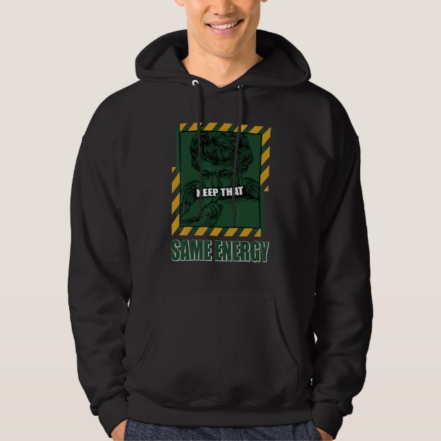 Keep Same Energy JD 1 Mid Sonics Noble Green Polle Hoodie (Framsida)