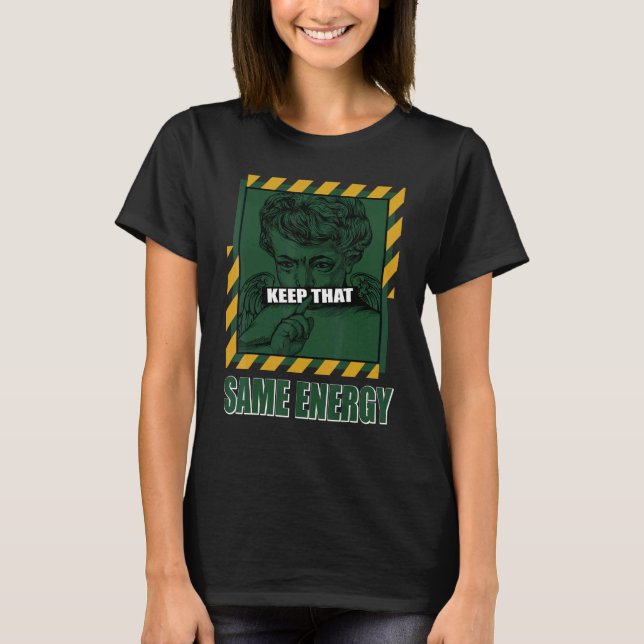 Keep Same Energy JD 1 Mid Sonics Noble Green Polle T Shirt (Framsida)