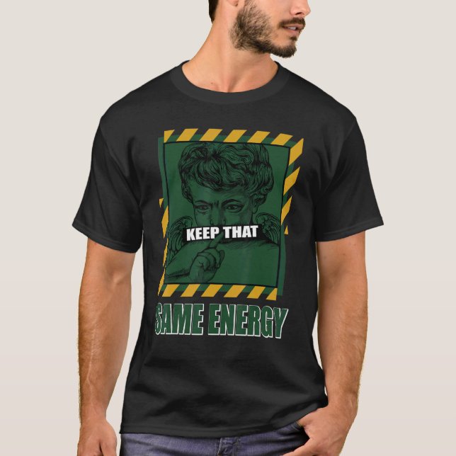 Keep Same Energy JD 1 Mid Sonics Noble Green Polle T Shirt (Framsida)