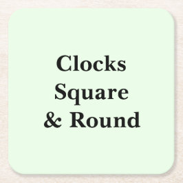 Keep Scrolling to See These Photo Wall Clocks  Underlägg Papper Kvadrat