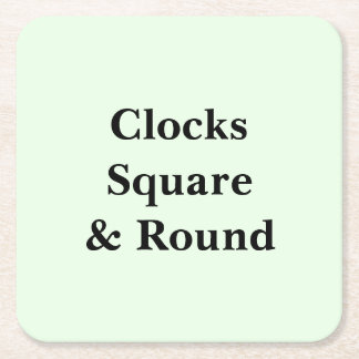 Keep Scrolling to See These Photo Wall Clocks  Underlägg Papper Kvadrat