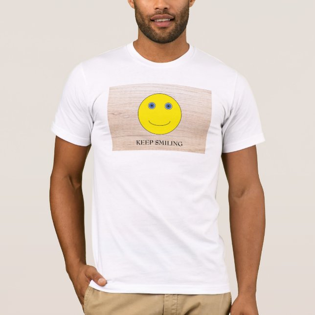 Keep Smiling T Shirt (Framsida)