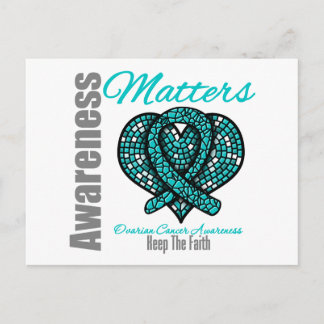 Keep The Faith - Äggstockscancer Vykort