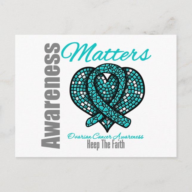 Keep The Faith - Äggstockscancer Vykort (Framsida)
