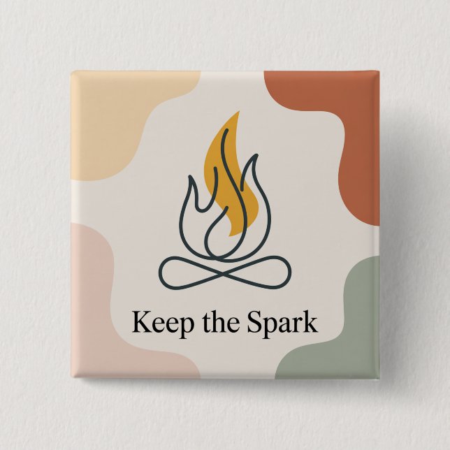 Keep The Spark Knapp (Framsida)
