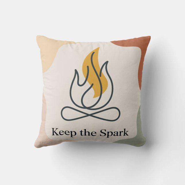 Keep The Spark Kudde (Baksida)