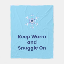 Keep warm and snuggle on throw fleecefilt