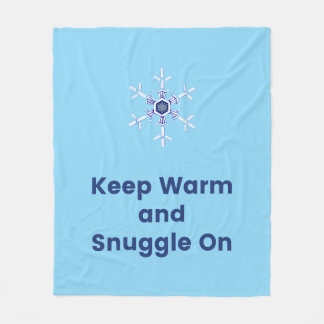 Keep warm and snuggle on throw fleecefilt