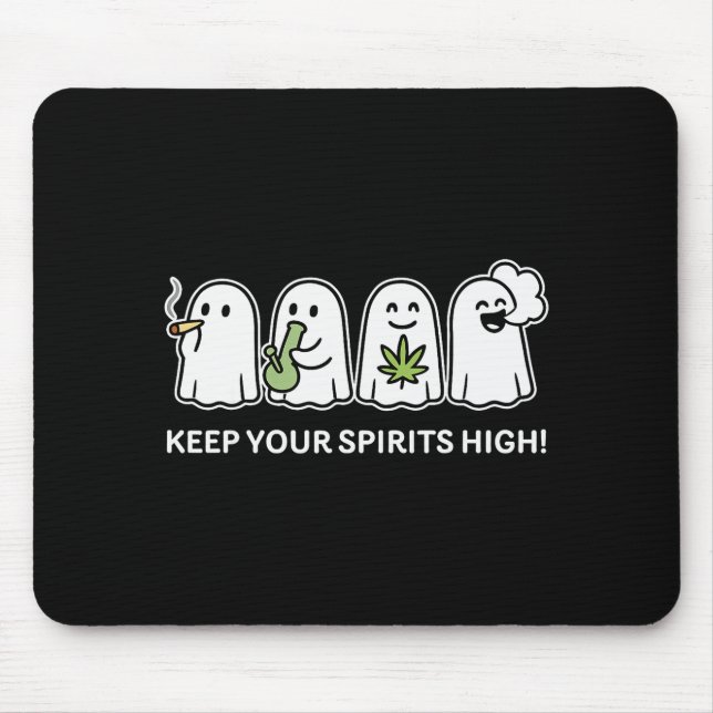 Keep Your Srits High Ghost Smoking Weed Halloween  Musmatta (Framsidan)