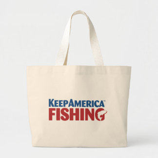 KeepAmericaFishing Color.pdf Jumbo Tygkasse