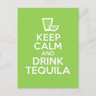 KeepCalmDrinkTequila Vykort