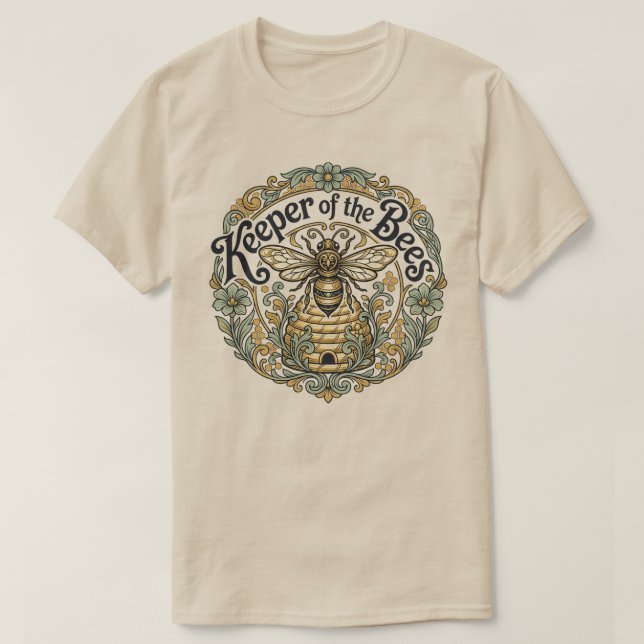 Keeper of the Bees Nouveau T Shirt (Design framsida)