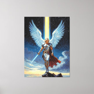 Keeper of the Celestial Gate Archangel Michael Canvastryck
