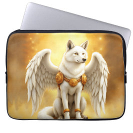 Keeper of the Dawn – The White Winged Wolf.  Laptop Fodral