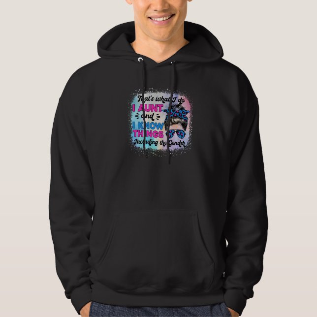 Keeper Of The Gender Auntie Keeper Of Gender Aunt Hoodie (Framsida)