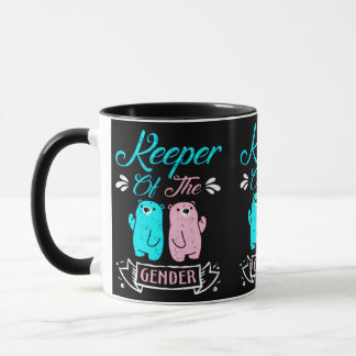 Keeper of the Gender Pink and Blue Teddy Bear Mugg