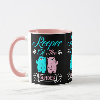 Keeper of the Gender Pink and Blue Teddy Bear Mugg