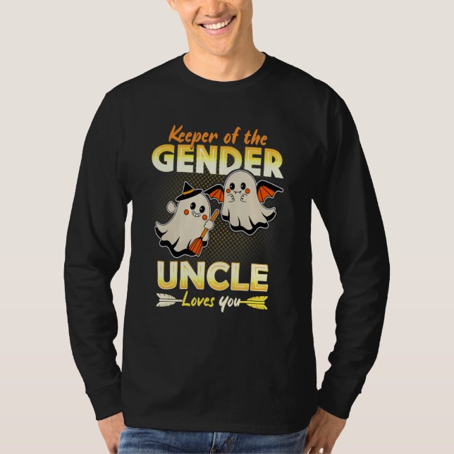 Keeper Of The Gender Uncle Loves You Reveal Hallow T Shirt (Framsida)