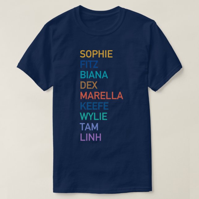 Keeper of the Lost Cities Characters T Shirt (Design framsida)