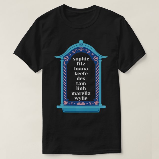 Keeper of the Lost Cities Kids Characters Names Pu T Shirt (Design framsida)