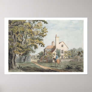 Keepers House in Richmond Park, 1757 (penna, bläck Poster