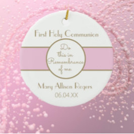 Keepie Girl First Communion Ornament