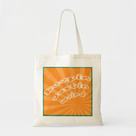 Keepin Austin Konstig med Orange Sunburst Tygkasse