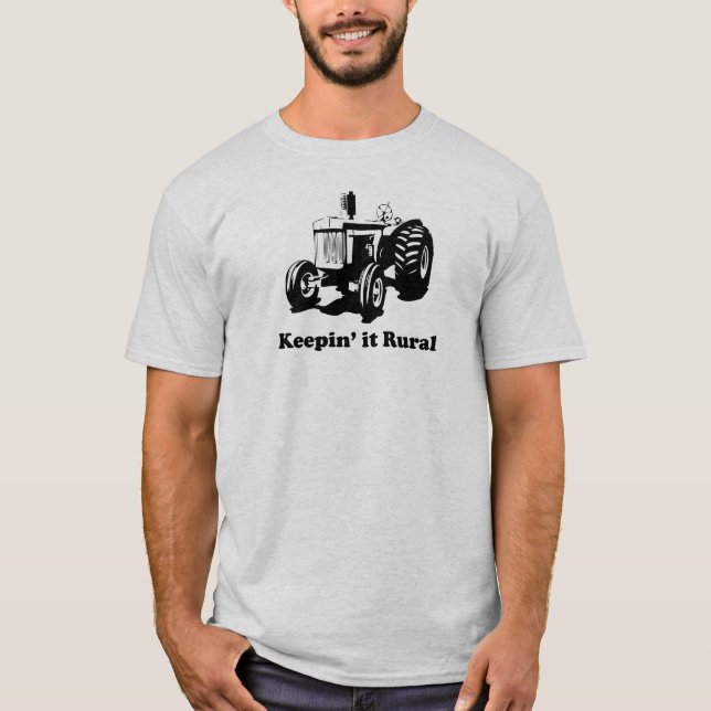 Keepin det som är lantligt t shirt (Framsida)
