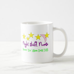 Keepin för sjuksköterska för nattförskjutning kaffemugg