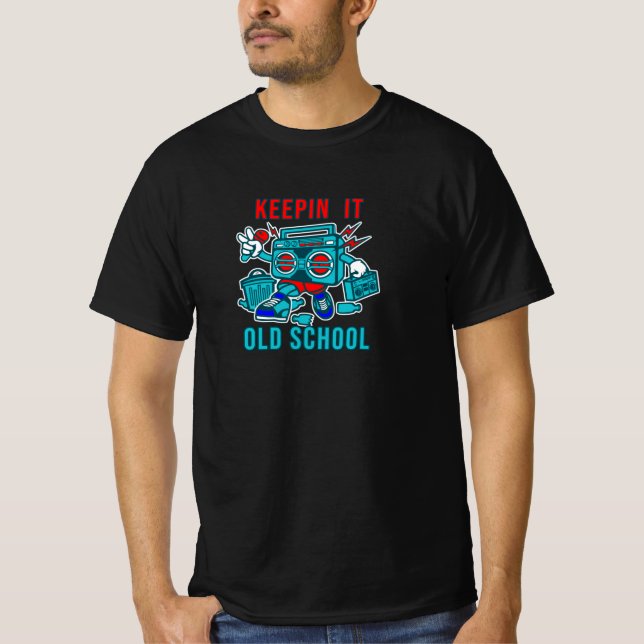 Keepin it Old school T Shirt (Framsida)