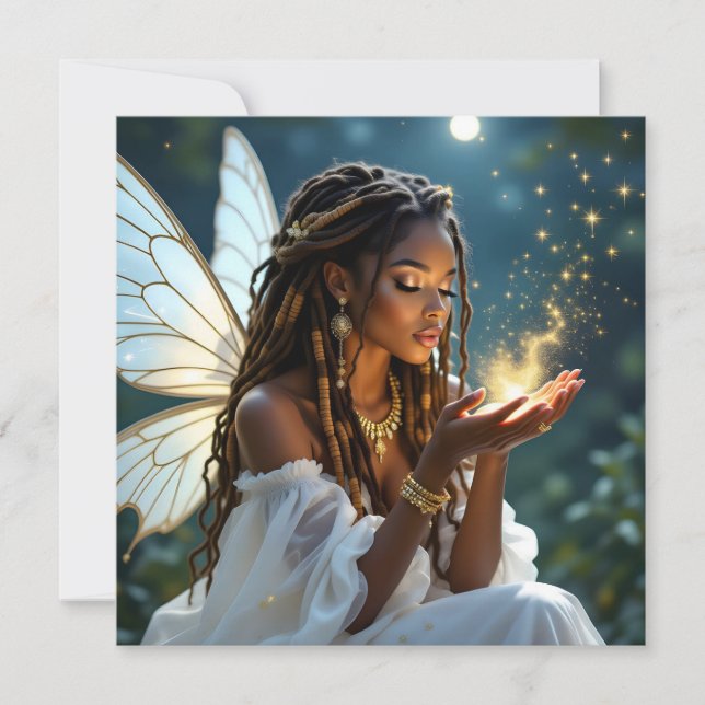 Keeping in Touch | Fairy and Gold Dust Kort (Framsida)